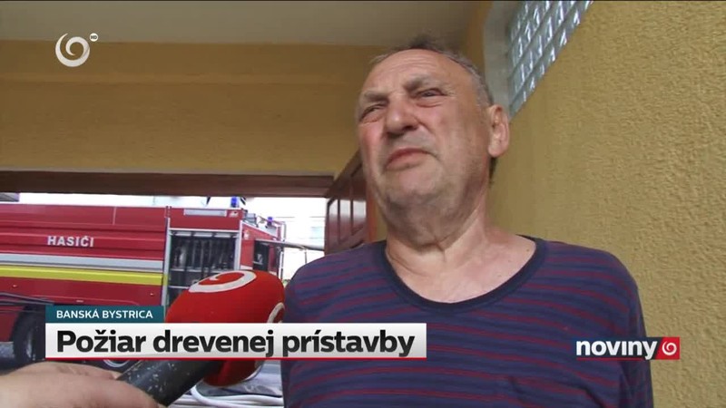 Požiar drevenej prístavby