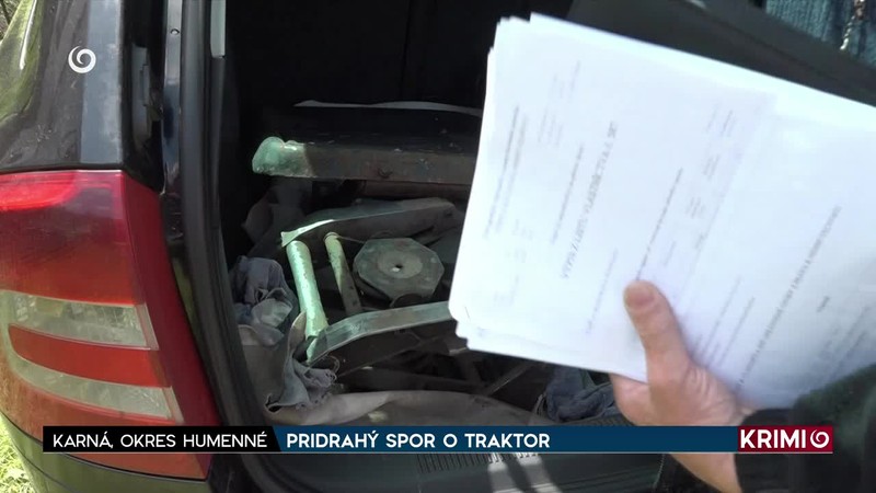 PRIDRAHÝ SPOR O TRAKTOR