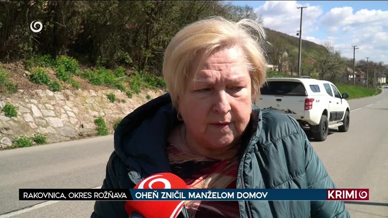 OHEŇ ZNIČIL MANŽELOM DOMOV