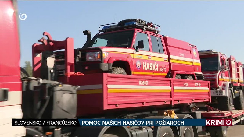 POMOC NAŠICH HASIČOV PRI POŽIAROCH
