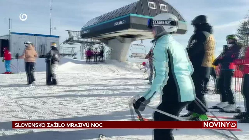 SLOVENSKO ZAŽILO MRAZIVÚ NOC
