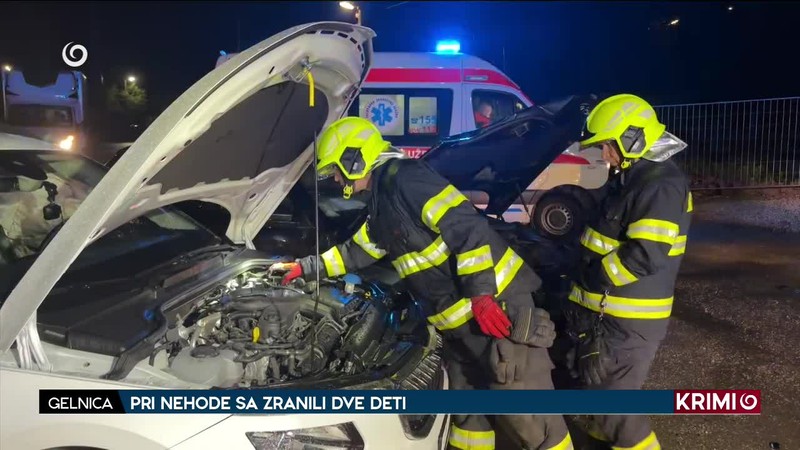 PRI NEHODE SA ZRANILI DVE DETI