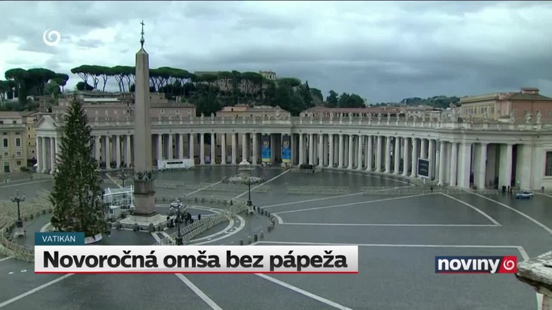 Novoročná omša bez pápeža