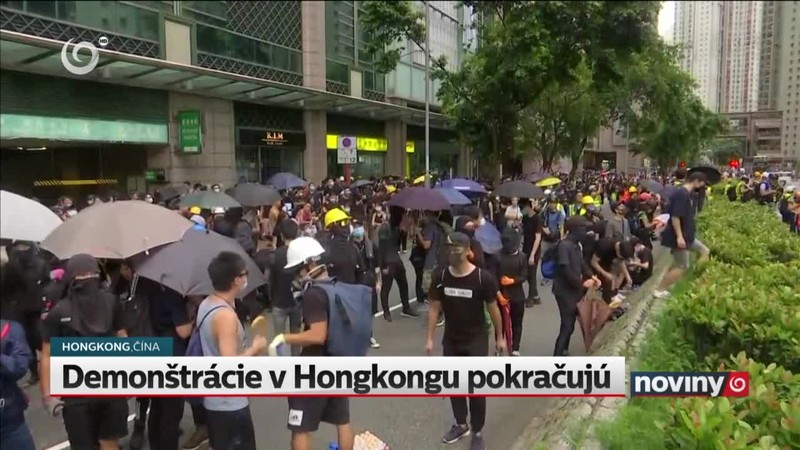Demonštrácie v Hongkongu pokračujú