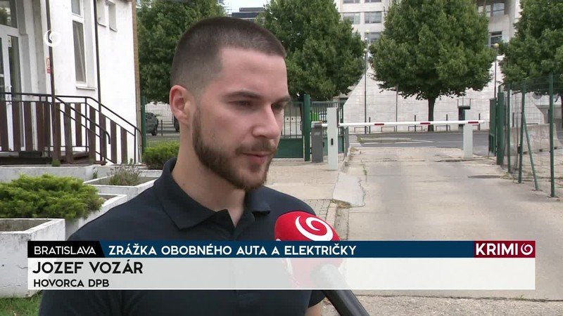 ZRÁŽKA OBOBNÉHO AUTA A ELEKTRIČKY