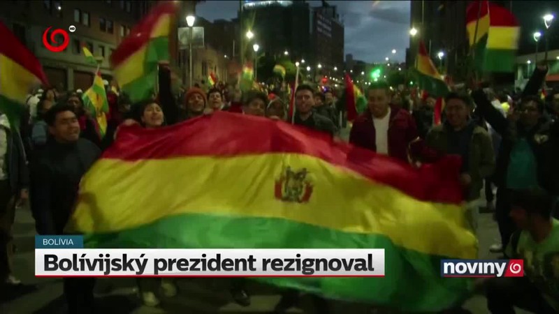 Bolívijský prezident rezignoval