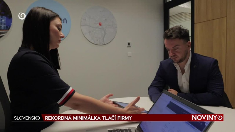 REKORDNÁ MINIMÁLKA TLAČÍ FIRMY