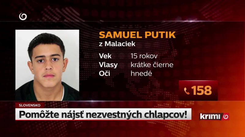 Pomôžte nájsť nezvestných chlapcov!