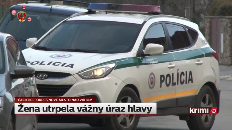 Žena utrpela vážny úraz hlavy