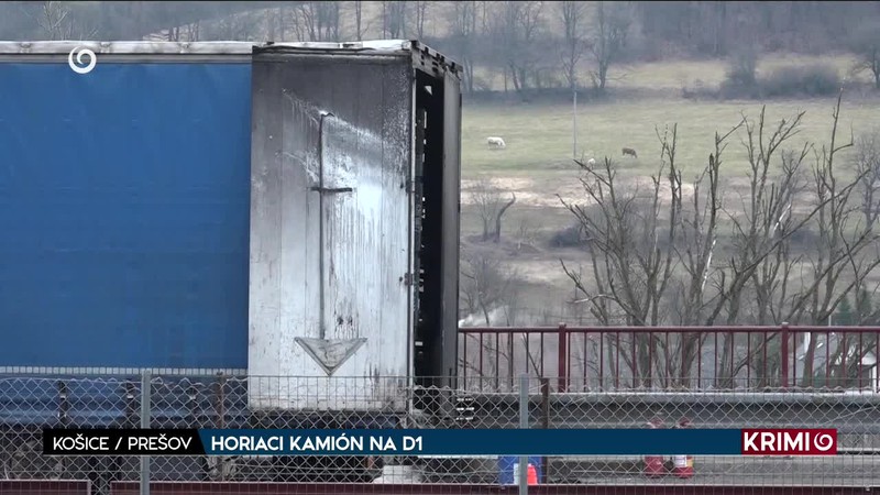 HORIACI KAMIÓN NA D1