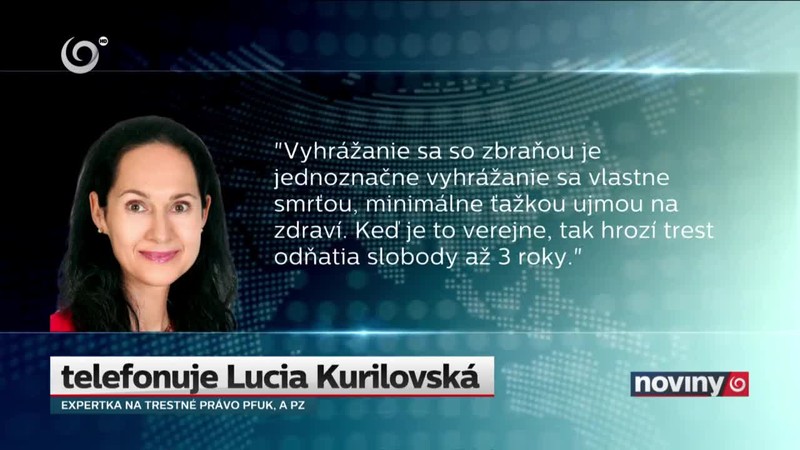 Pištoľ ako argument?