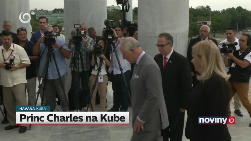 Princ Charles na Kube