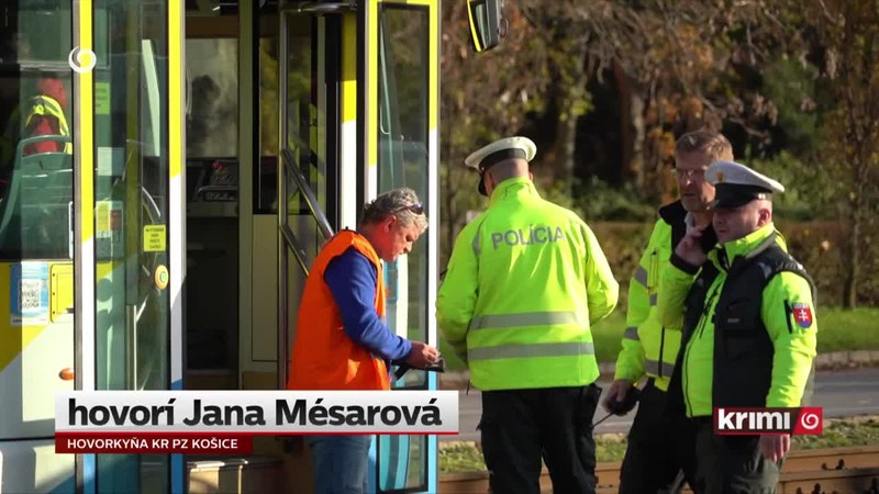 Študentku zrazila električka