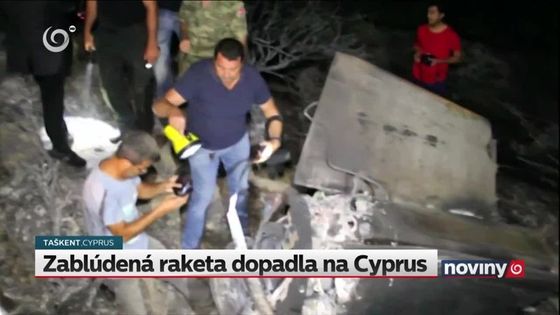 Zablúdená raketa dopadla na Cyprus