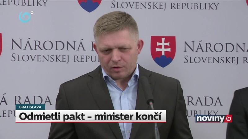 Odmietli pakt - minister končí
