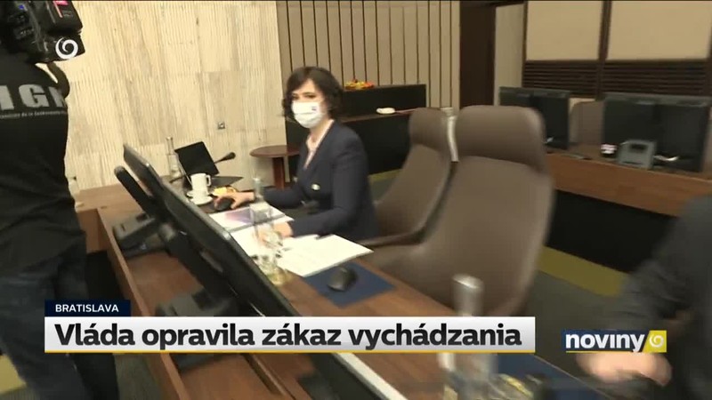 Vláda opravila zákaz vychádzania
