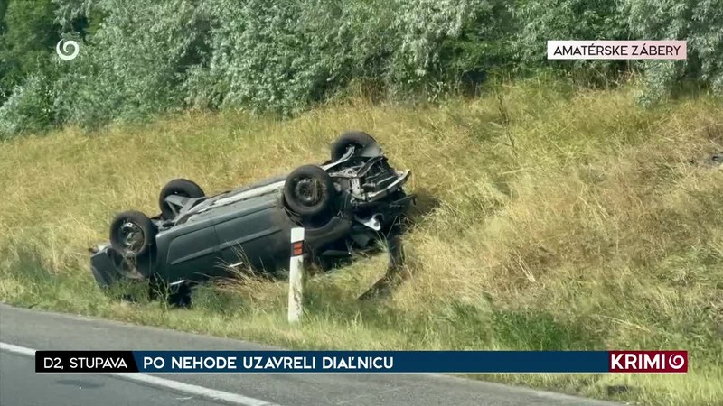 PO NEHODE UZAVRELI DIAĽNICU