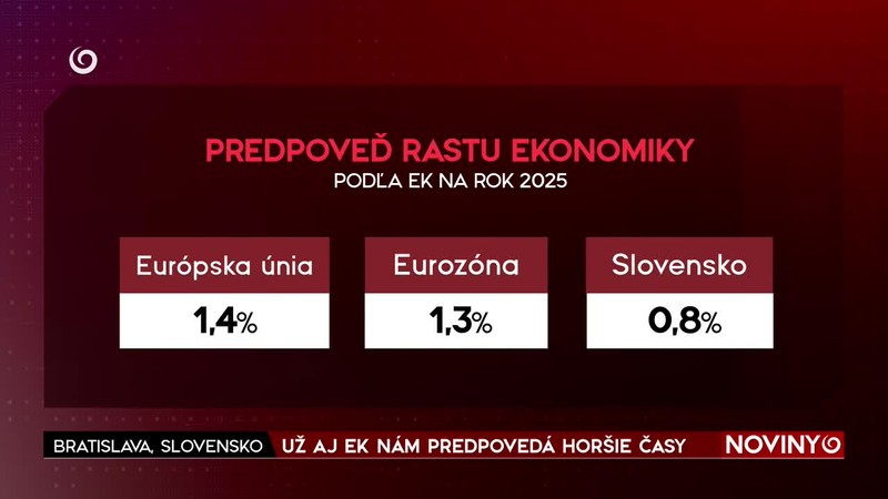 UŽ AJ EK NÁM PREDPOVEDÁ HORŠIE ČASY