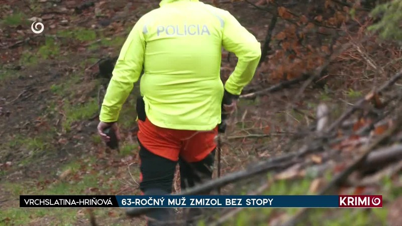 63-ROČNÝ MUŽ ZMIZOL BEZ STOPY