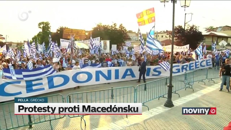 Protesty proti Macedónsku