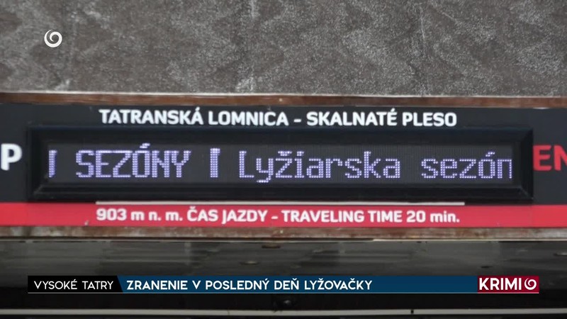 ZRANENIE V POSLEDNÝ DEŇ LYŽOVAČKY