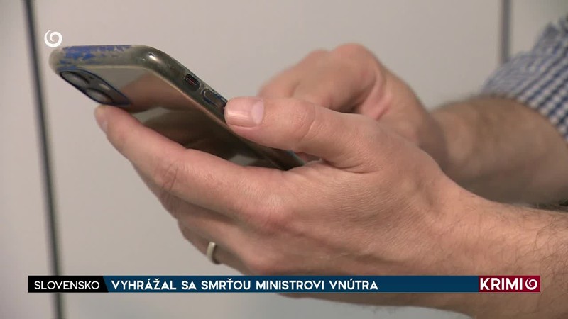 VYHRÁŽAL SA SMRŤOU MINISTROVI VNÚTRA