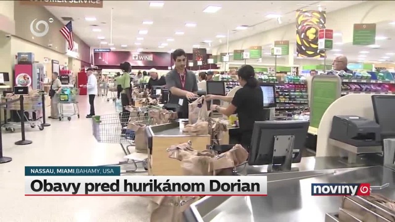 Obavy pred hurikánom Dorian