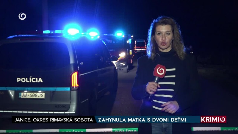 ZAHYNULA MATKA S DVOMI DEŤMI