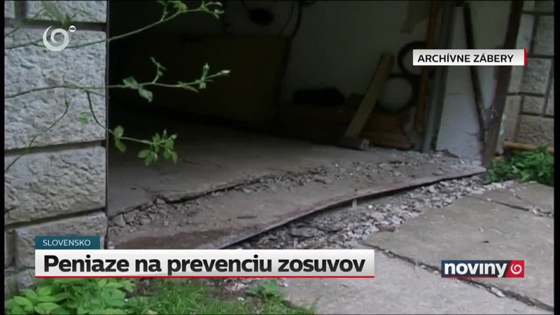 Peniaze na prevenciu zosuvov