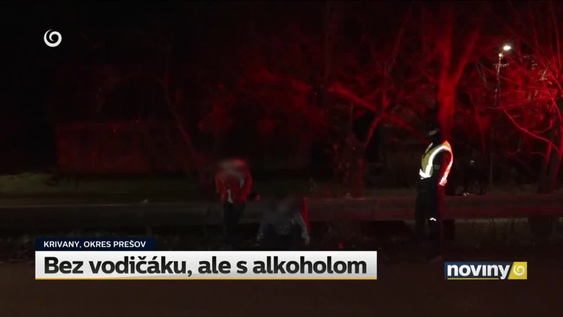Bez vodičáku, ale s alkoholom