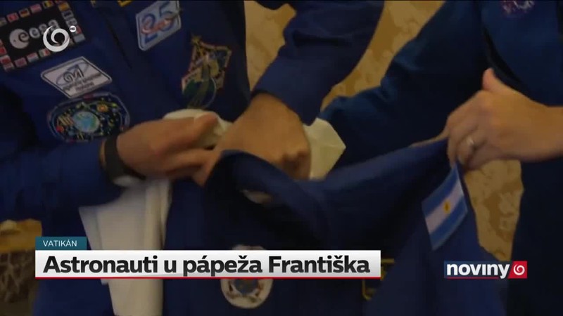 Astronauti u pápeža Františka