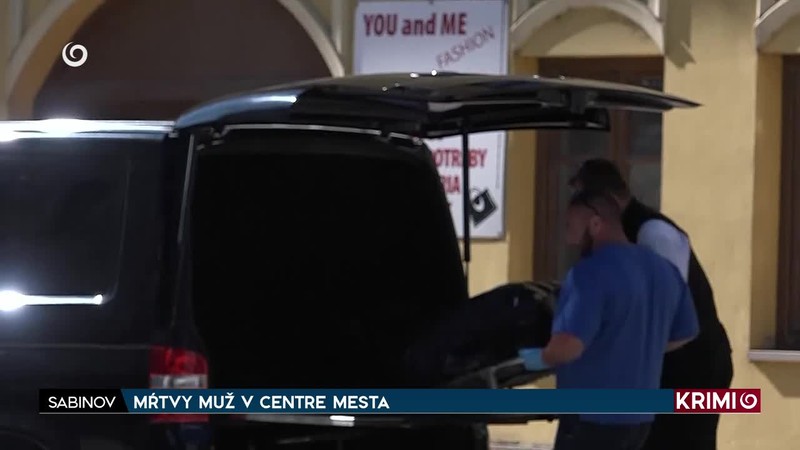 MŔTVY MUŽ V CENTRE MESTA