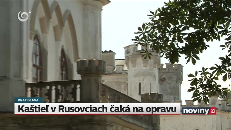 Kaštieľ v Rusovciach čaká na opravu