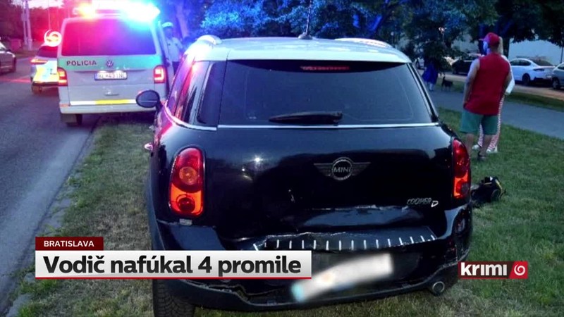 Vodič nafúkal 4 promile