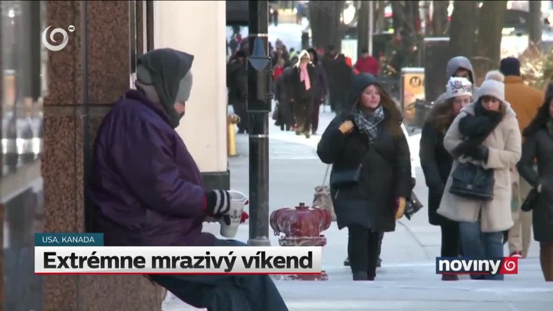 Extrémne mrazivý víkend