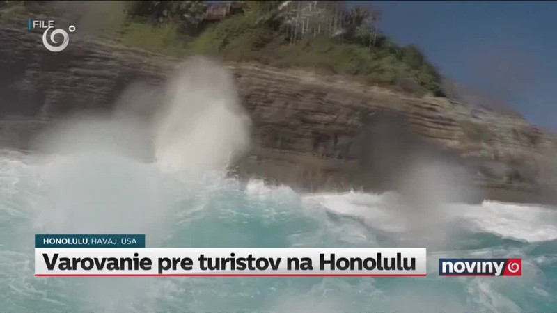 Varovanie pre turistov na Honolulu