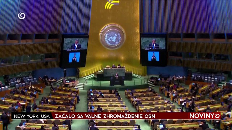 ZAČALO SA VALNÉ ZHROMAŽDENIE OSN