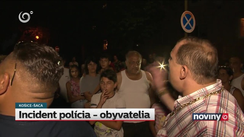 Incident polícia - obyvatelia