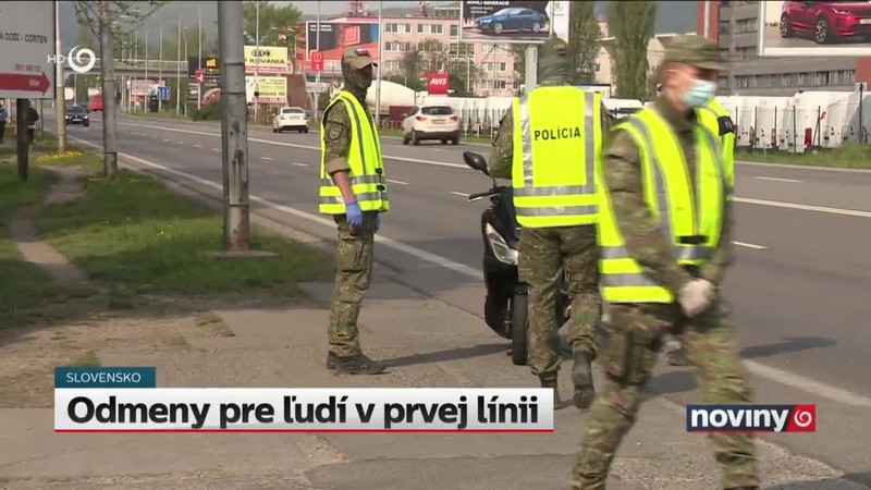 Odmeny pre ľudí v prvej línii