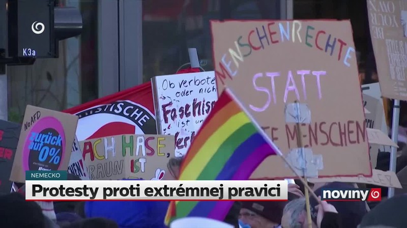 Protesty proti extrémnej pravici