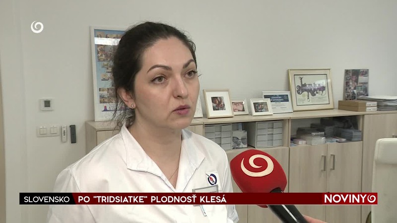 PO "TRIDSIATKE" PLODNOSŤ KLESÁ