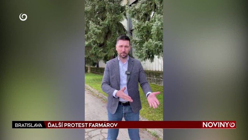 ĎALŠÍ PROTEST FARMÁROV