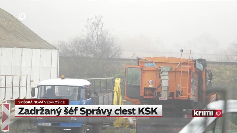 Zadržaný šéf Správy ciest KSK