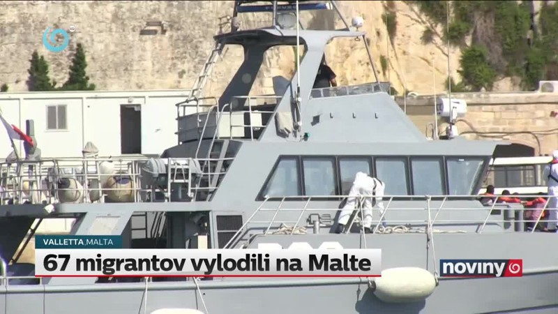 67 migrantov vylodili na Malte