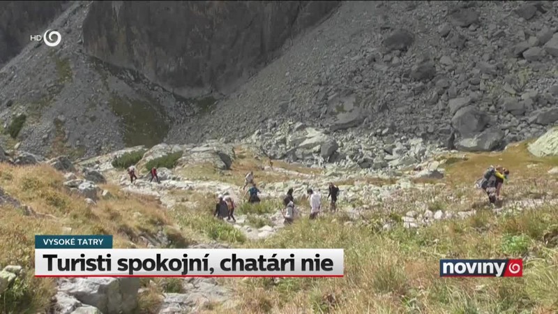Turisti spokojní, chatári nie