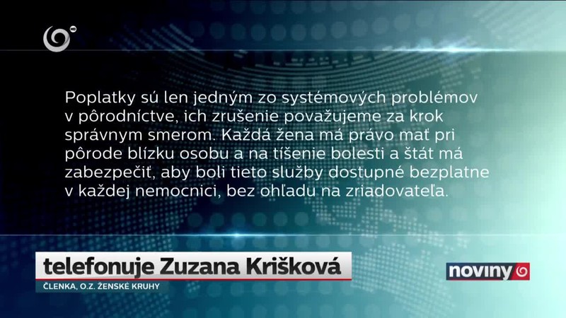 Zmeny v poplatkoch v pôrodniciach
