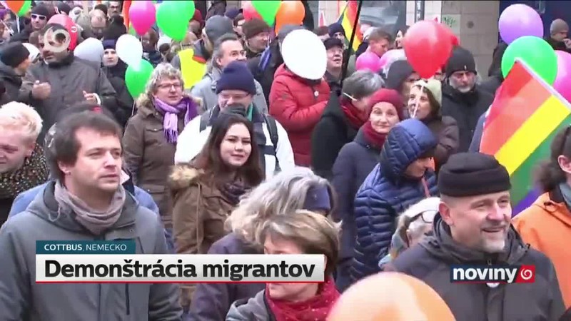 Demonštrácia migrantov