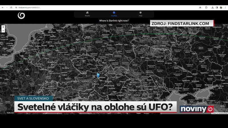 Svetelné vláčiky na oblohe sú UFO?