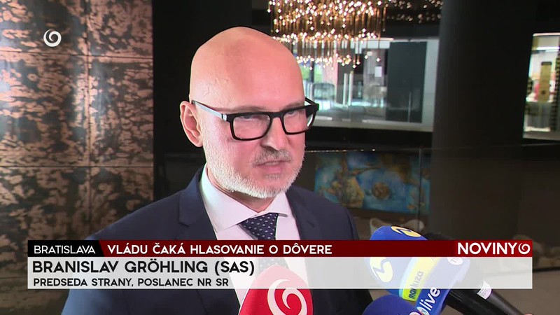 VLÁDU ČAKÁ HLASOVANIE O DÔVERE