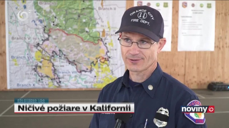 Ničivé požiare v Kalifornii